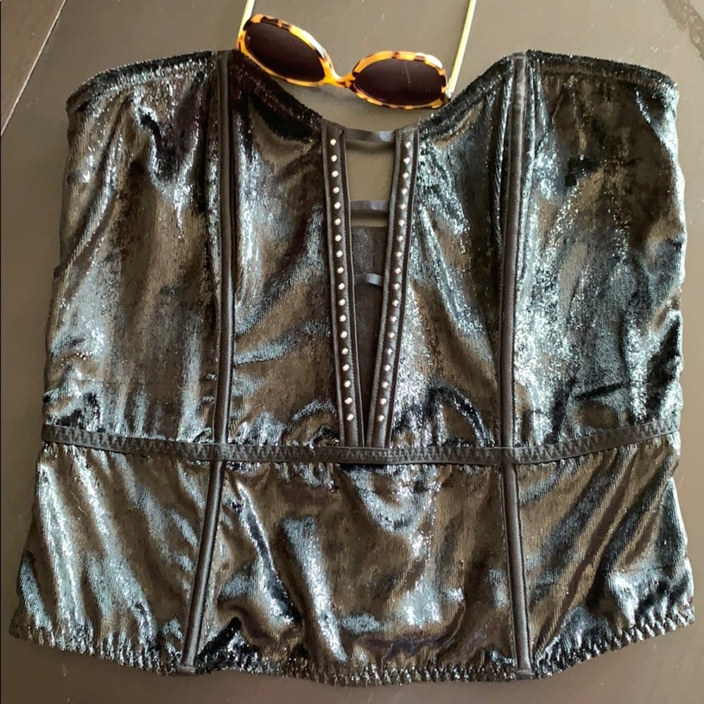 Victoria Secret Black Bustier size XL